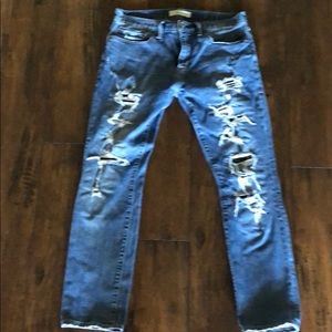 Men’s GAP (skinny) distressed jeans 32X30